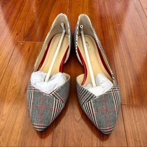 Chinese Laundry Plaid Flats BRAND NEW